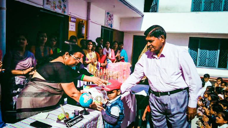 Prize distribution ceremony at J.R.V. Institute